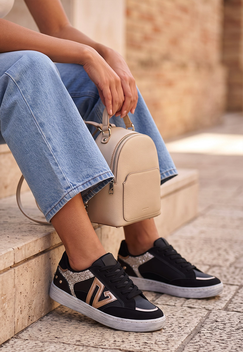 Sneakers donna Jamesha nero