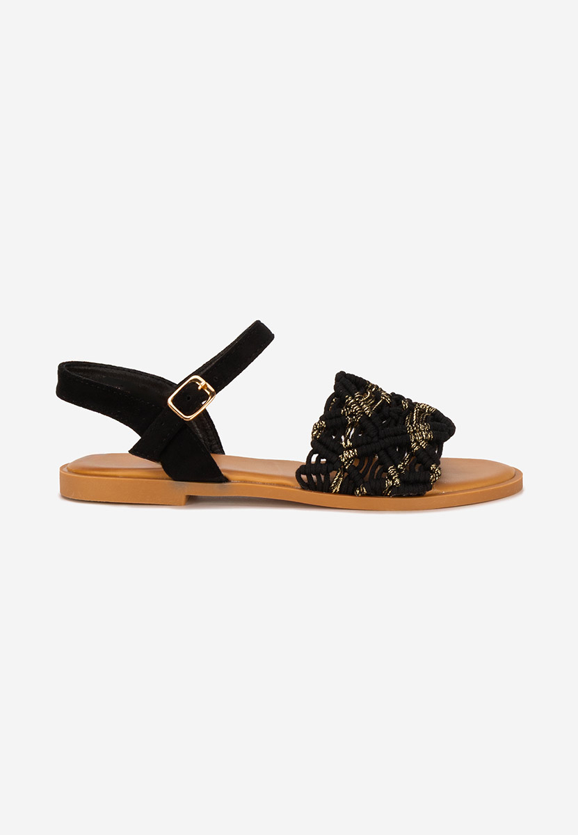 Sandali bassi donna Natamia nero