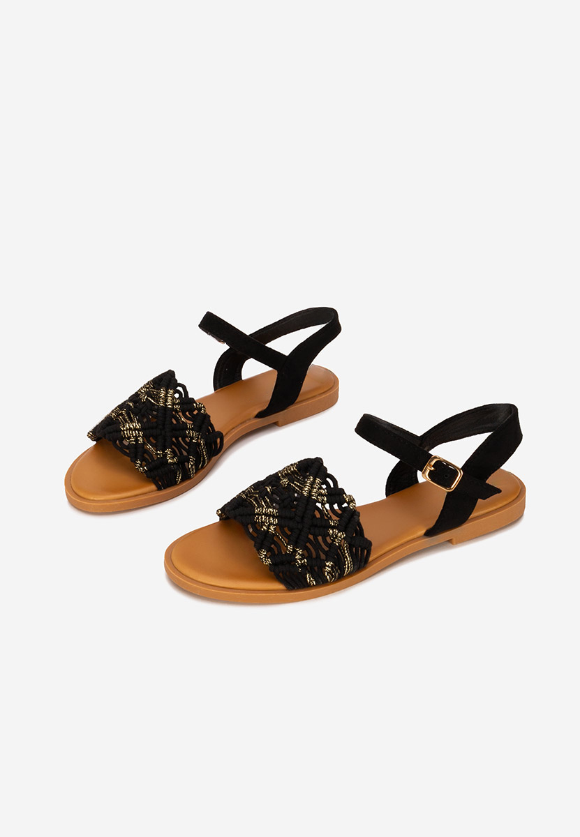 Sandali bassi donna Natamia nero
