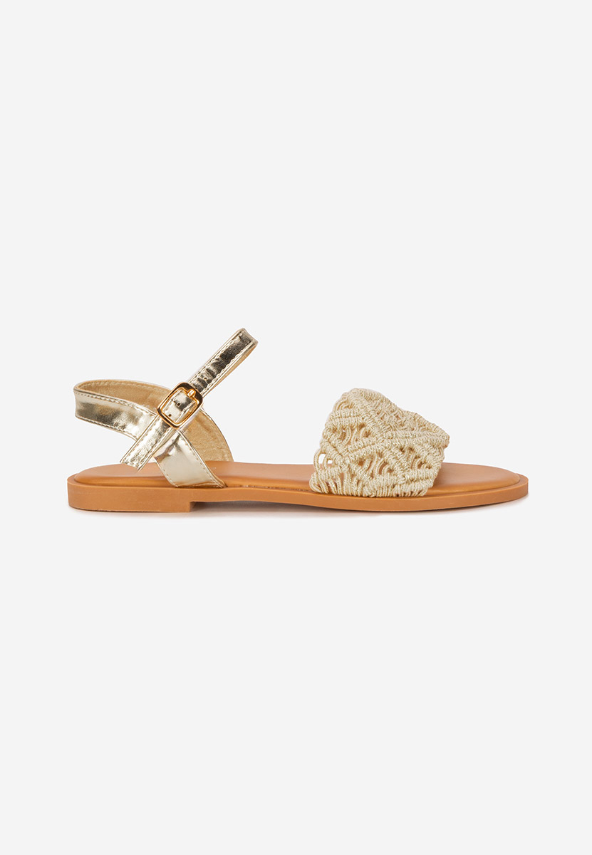 Sandali bassi donna Natamia oro