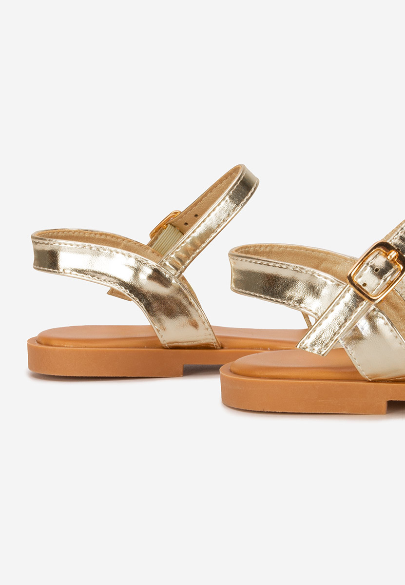 Sandali bassi donna Natamia oro