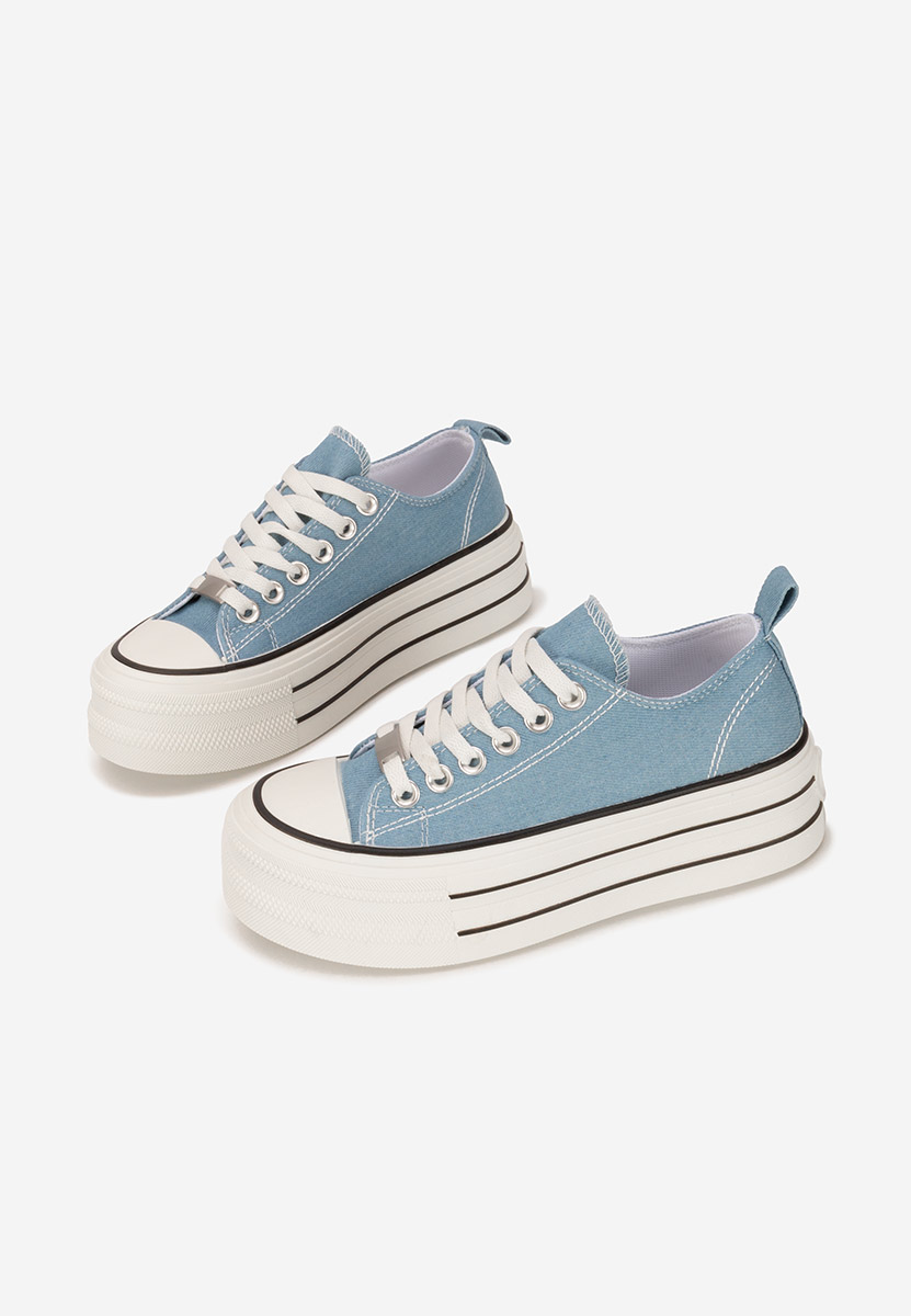 Scarpe da ginnastica con piattaforma Kimala denim