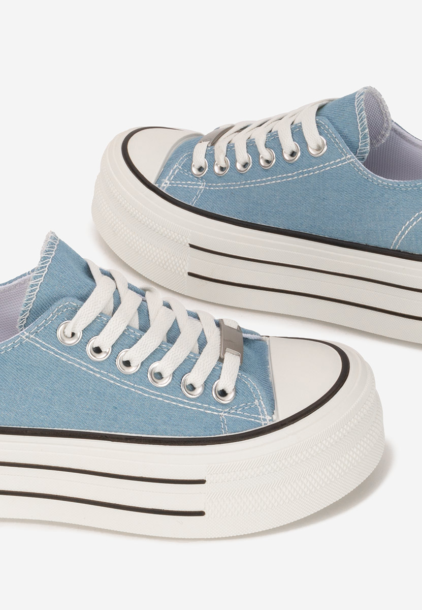 Scarpe da ginnastica con piattaforma Kimala denim