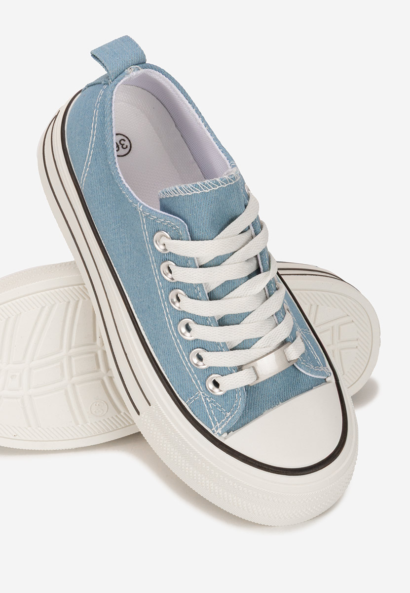 Scarpe da ginnastica con piattaforma Kimala denim