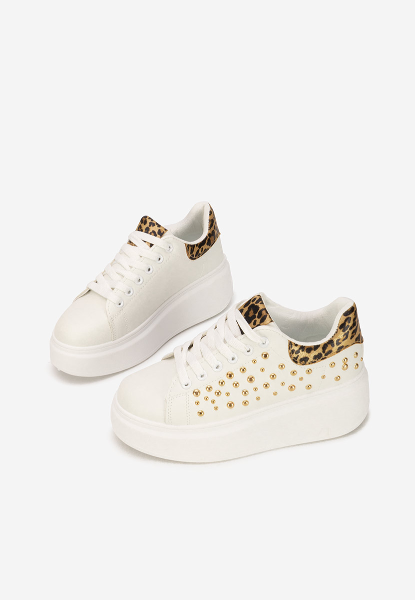 Sneakers con plateau Lindalia V4 bianchi