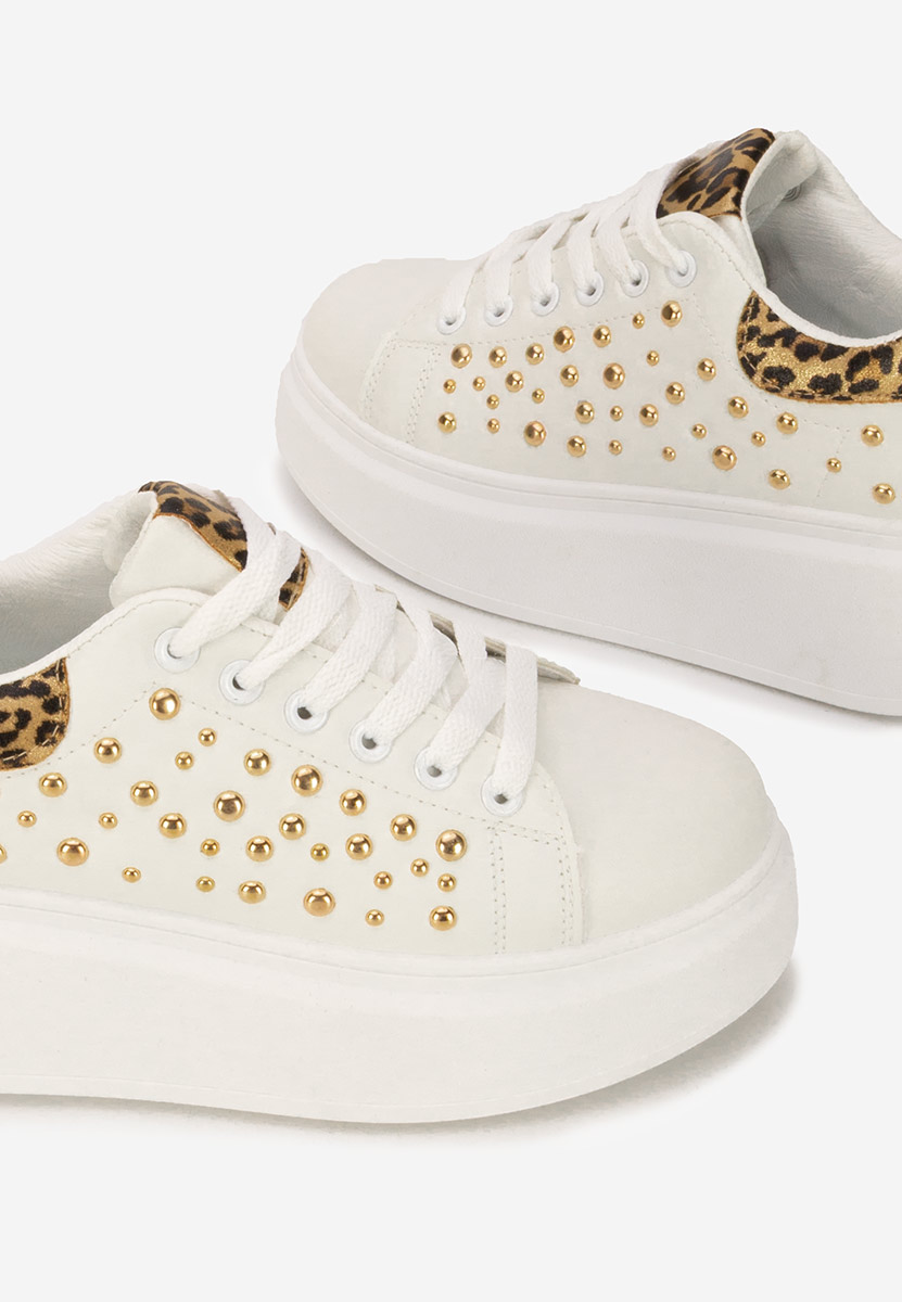Sneakers con plateau Lindalia V4 bianchi