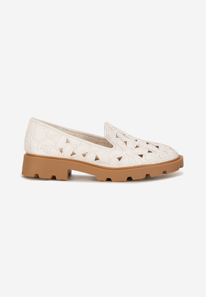Scarpe basse donna Sorika bianchi