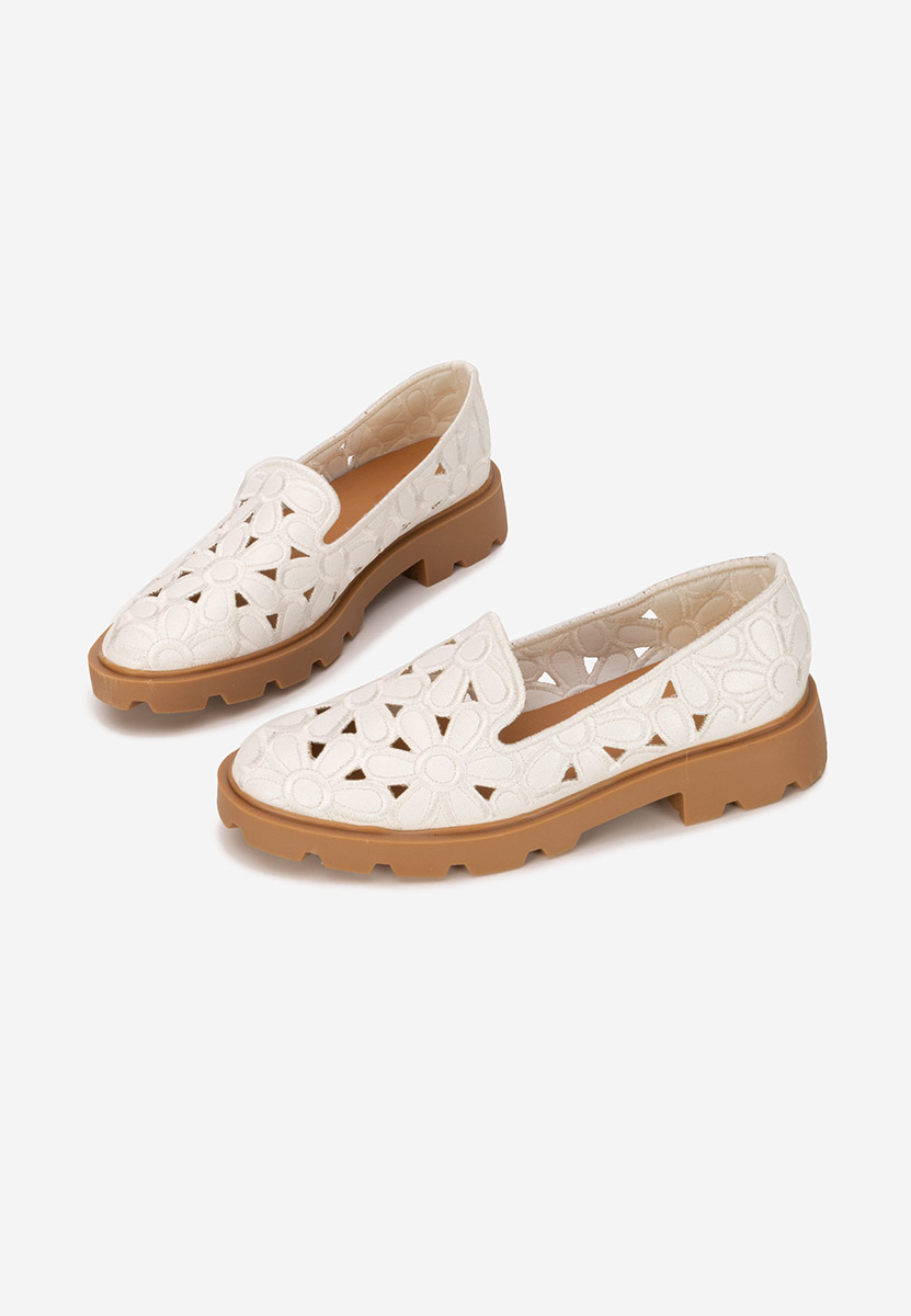 Scarpe basse donna Sorika bianchi