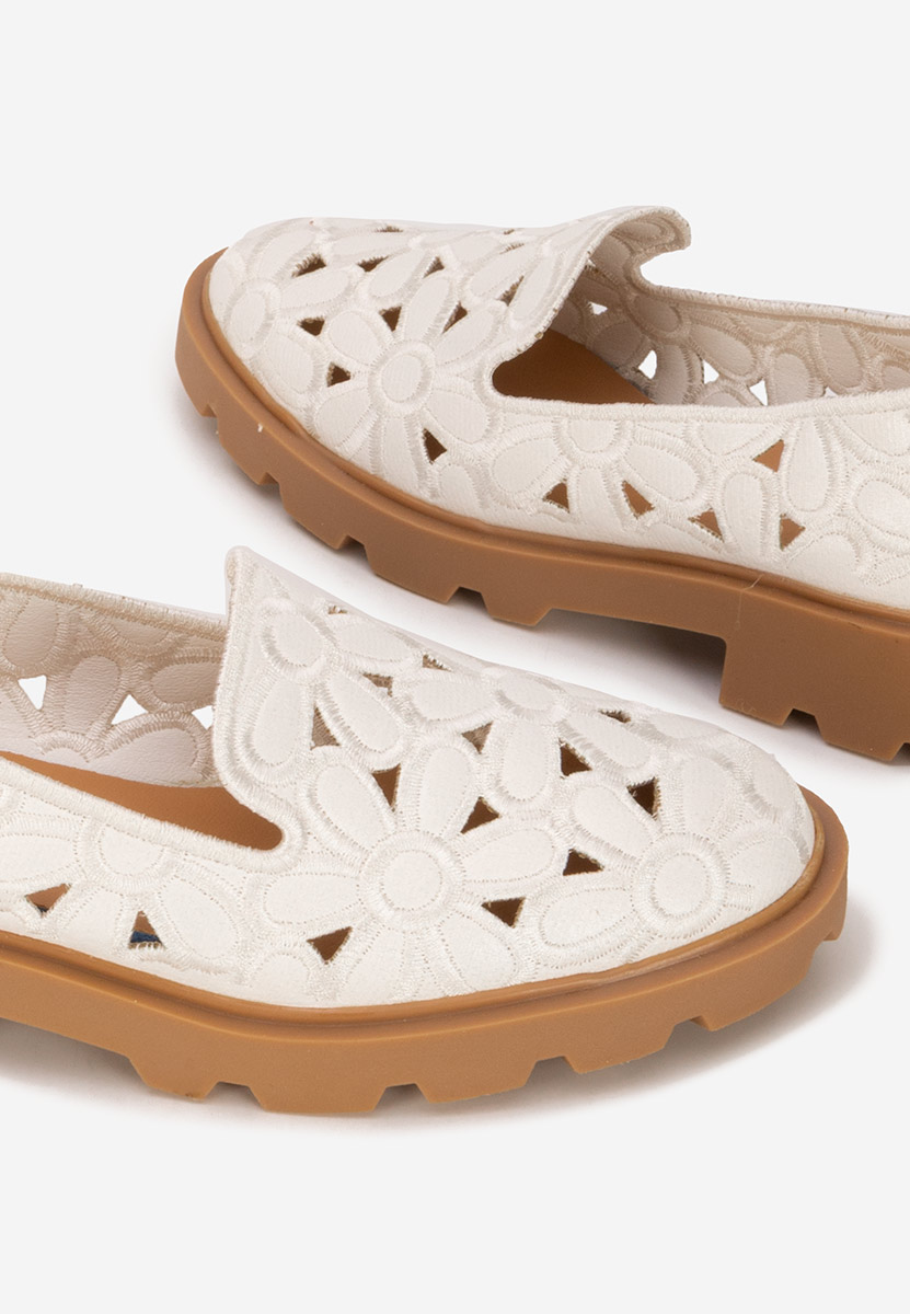Scarpe basse donna Sorika bianchi