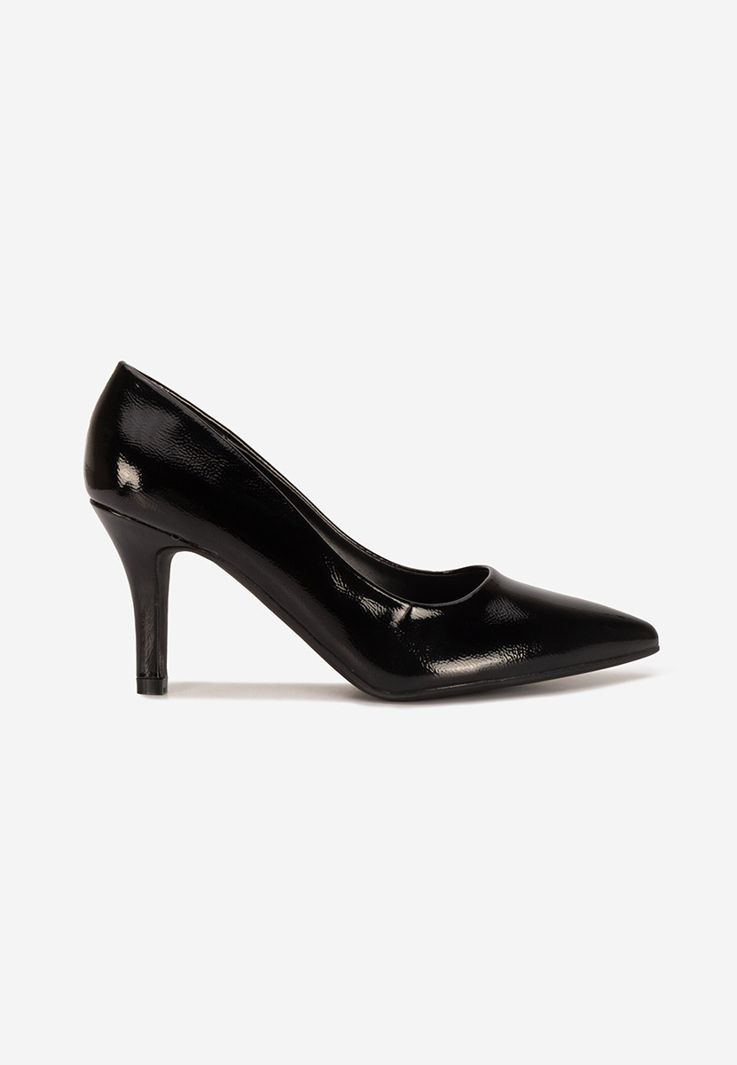 Décolleté in vernice Evaniela nero