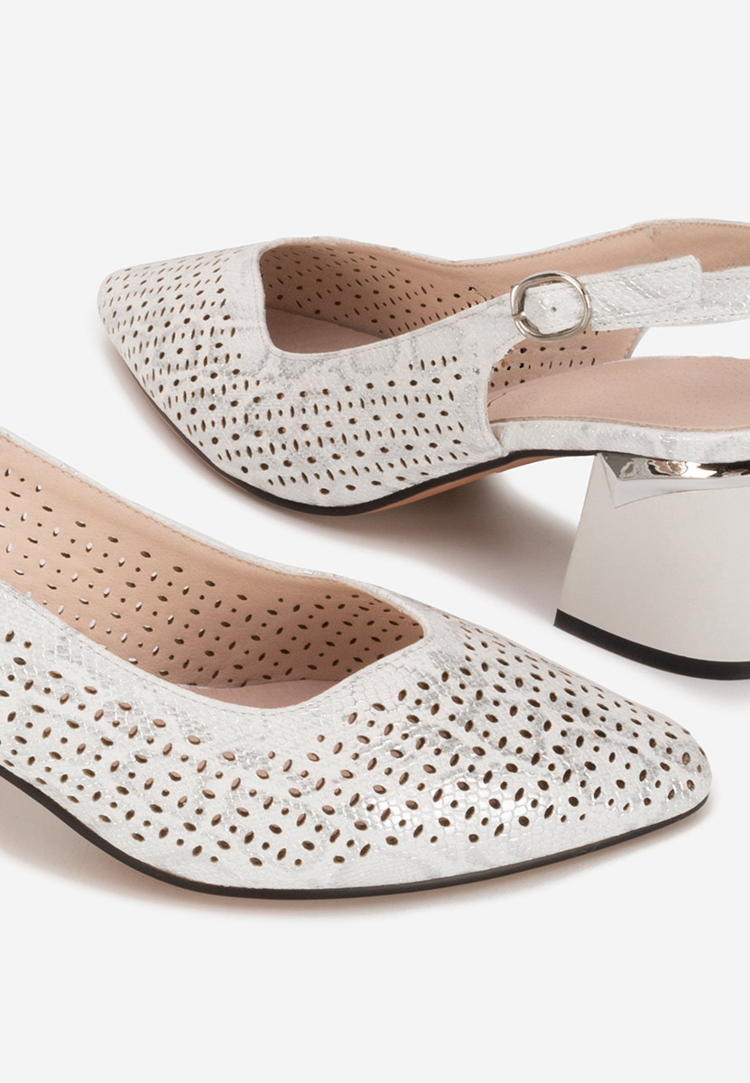 Décolleté Slingback Evadiora bianchi