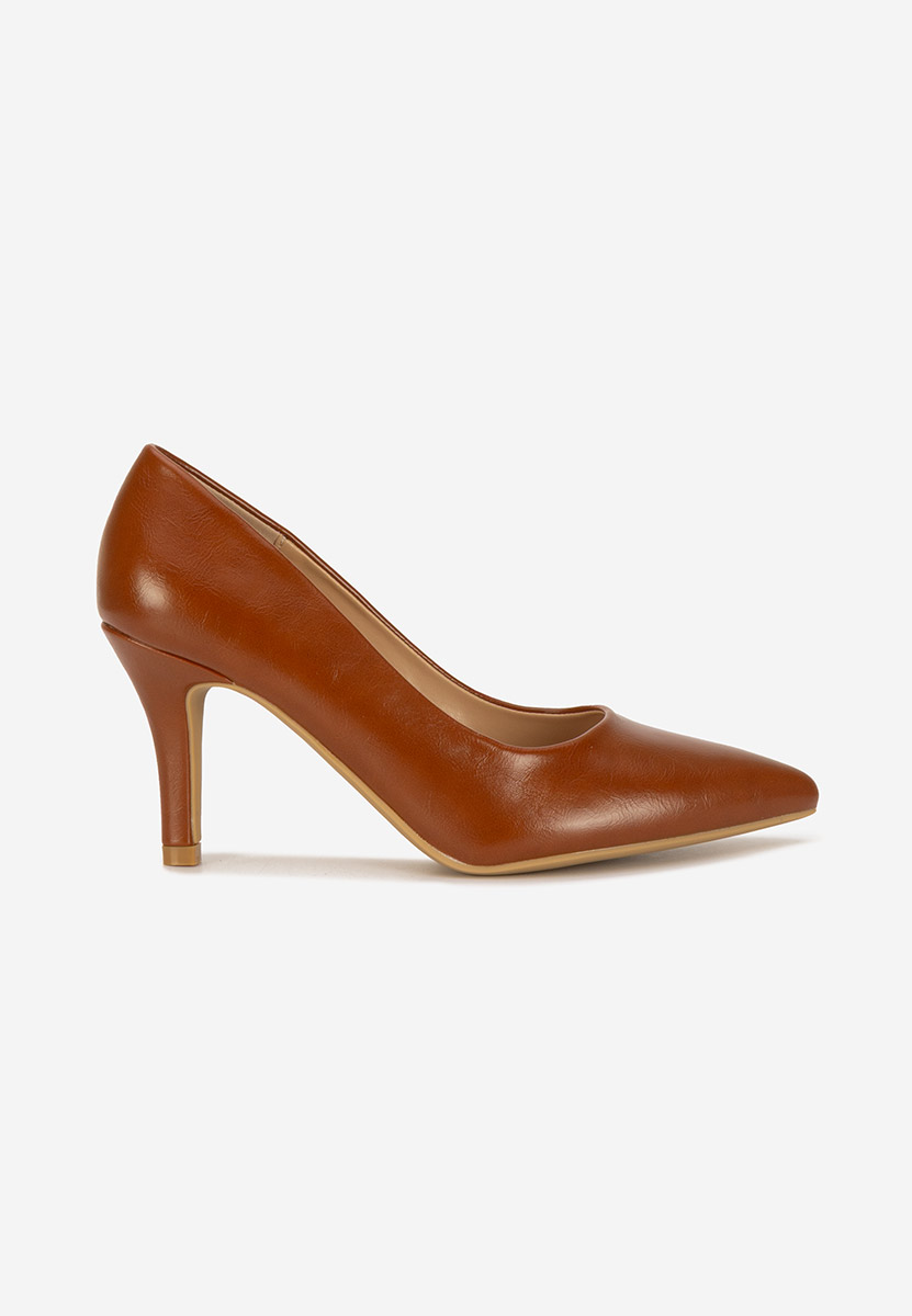 Décolleté tacco a spillo Marylyn camel