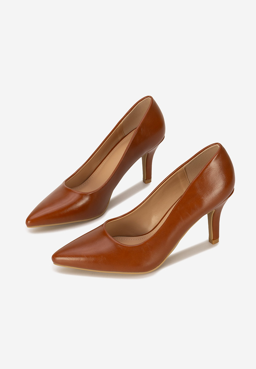 Décolleté tacco a spillo Marylyn camel