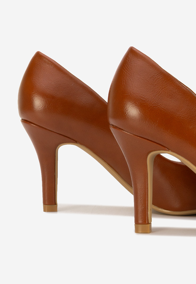 Décolleté tacco a spillo Marylyn camel