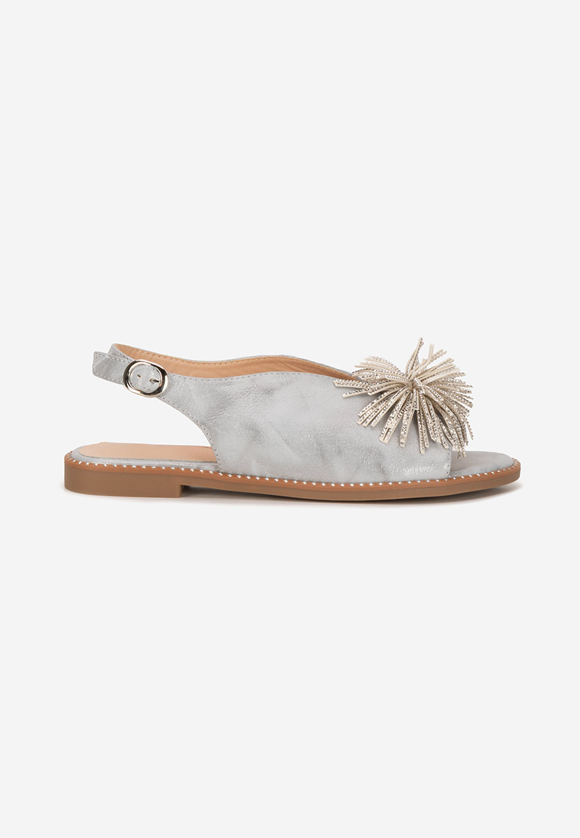 Sandali bassi eleganti Araminta argento