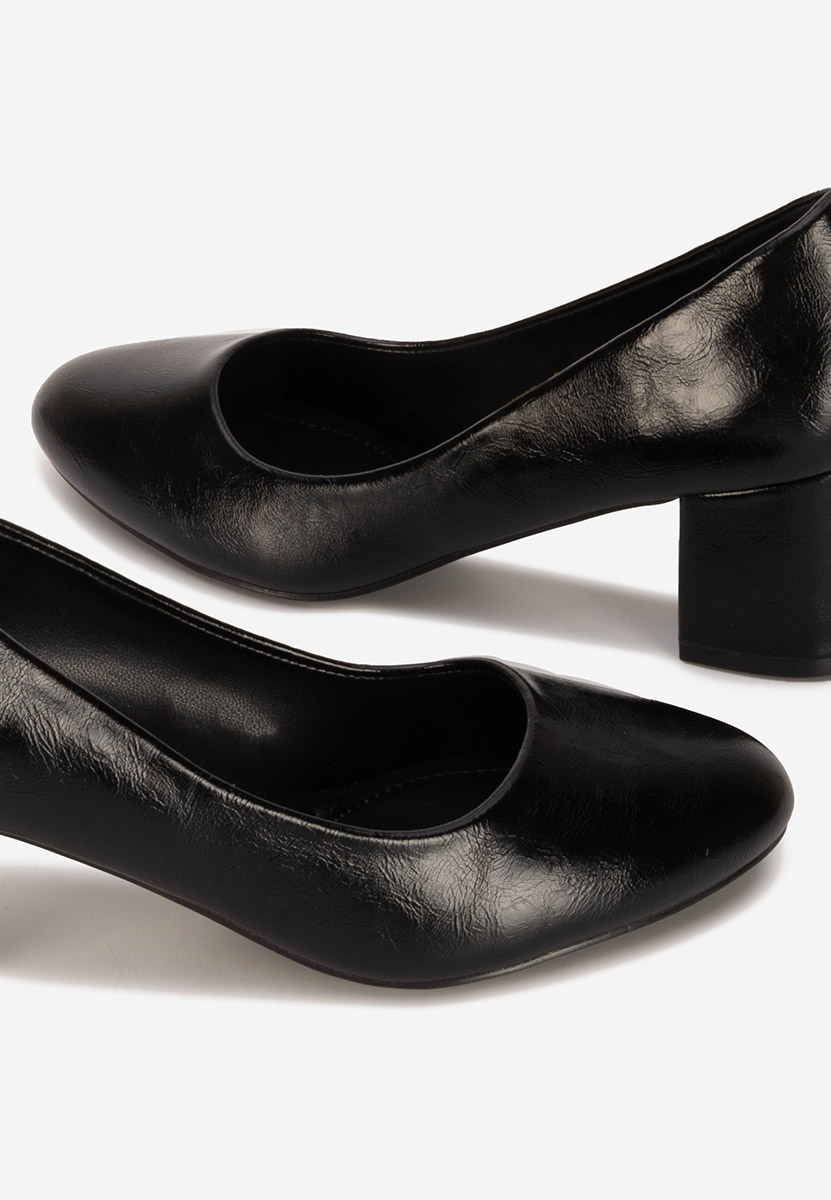 Décolleté tacco largo Selinay nero