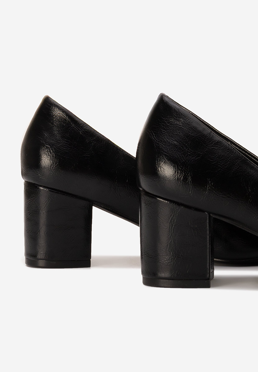 Décolleté tacco largo Selinay nero