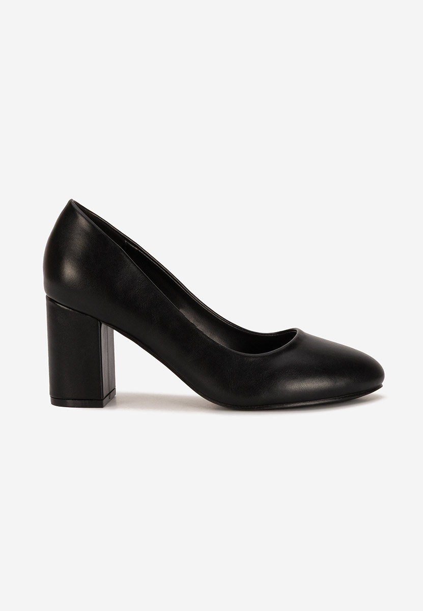 Décolleté tacco largo Binney nero