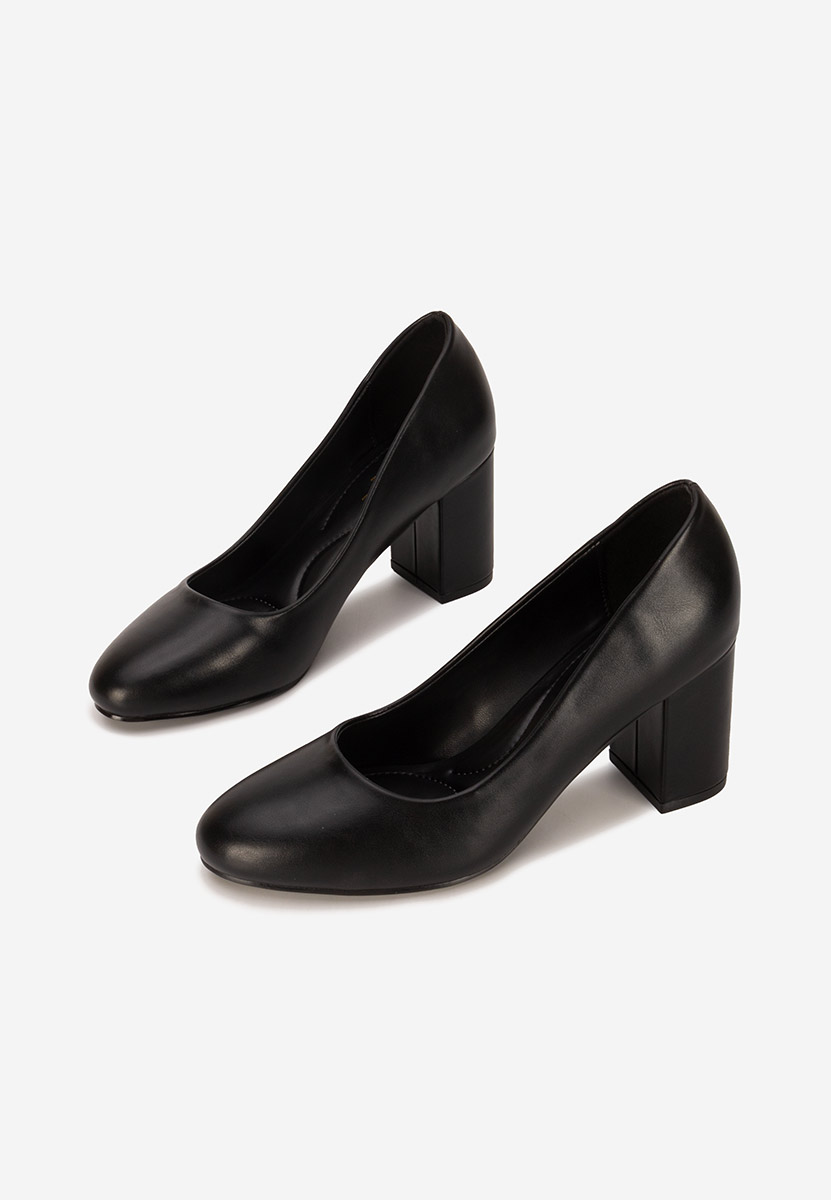Décolleté tacco largo Binney nero