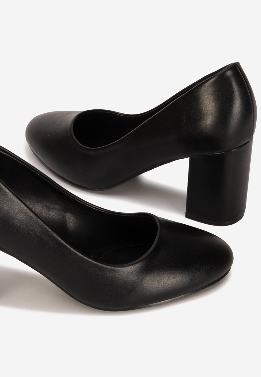 Décolleté tacco largo Binney nero
