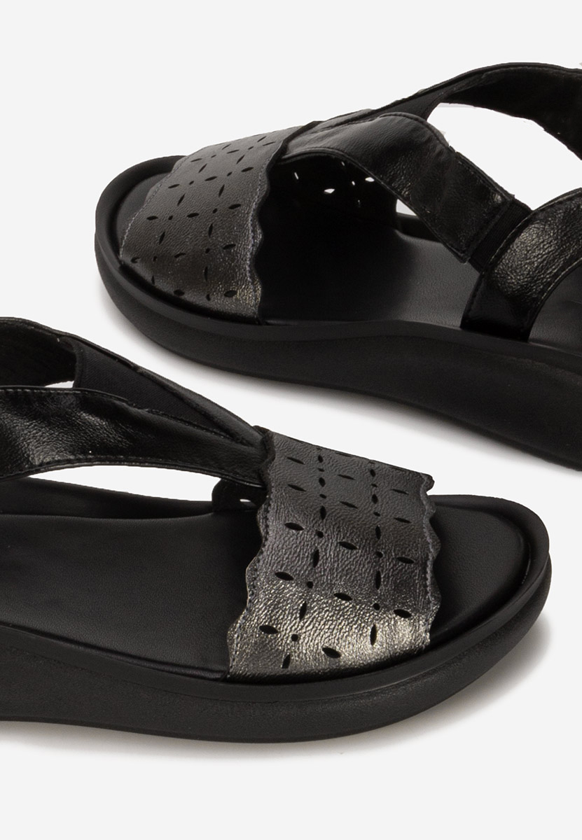 Sandali platform Shuzia nero