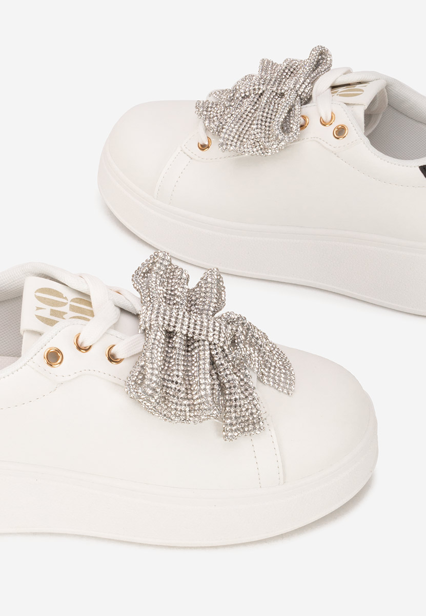 Sneakers con plateau Hermila V3 bianchi