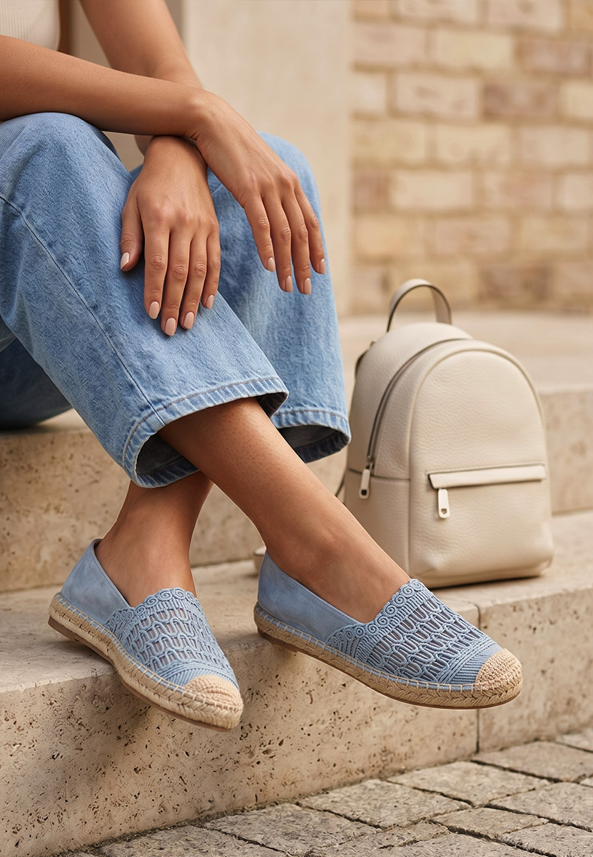 Espadrillas donna Henley blu