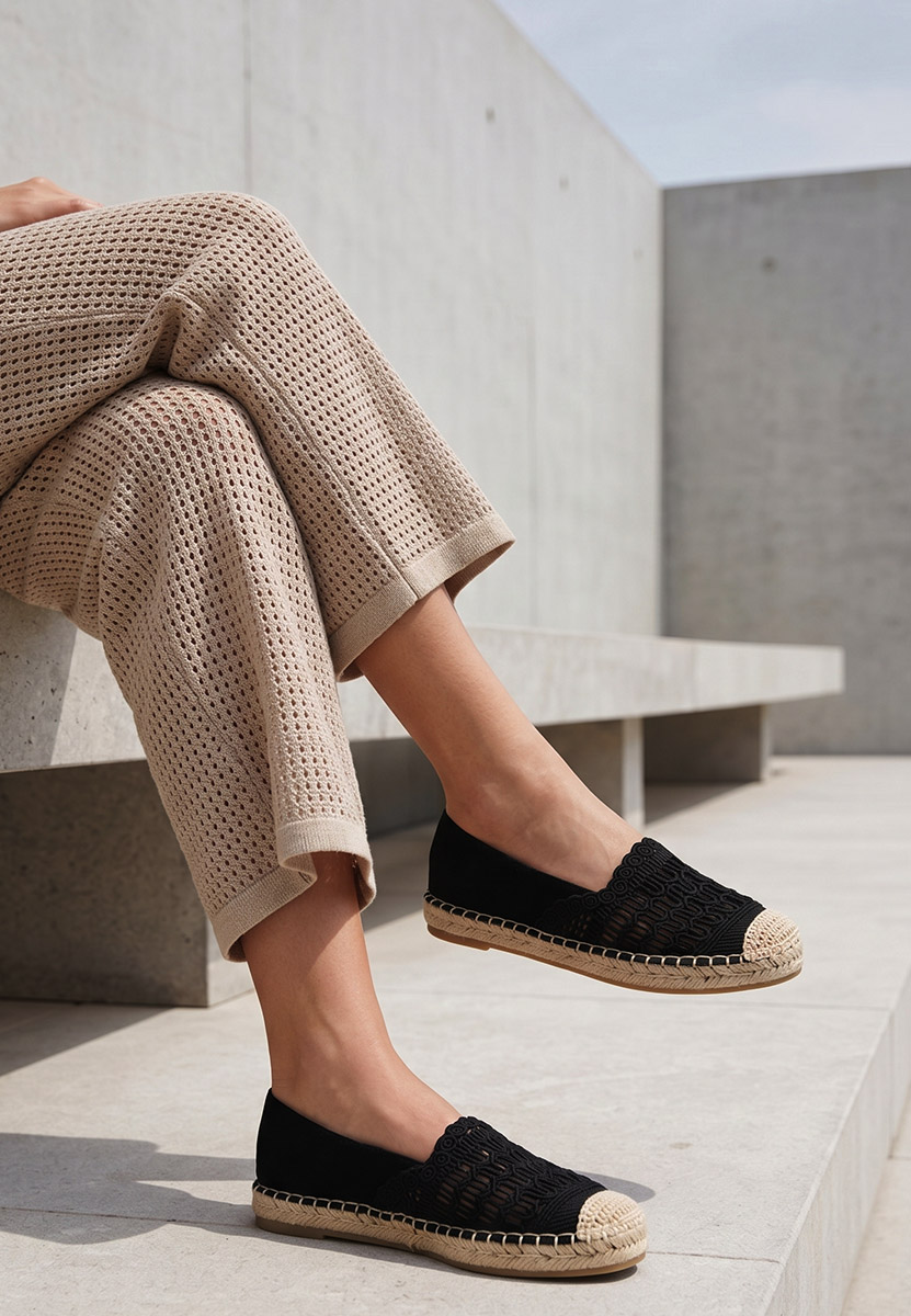 Espadrillas donna Henley nero