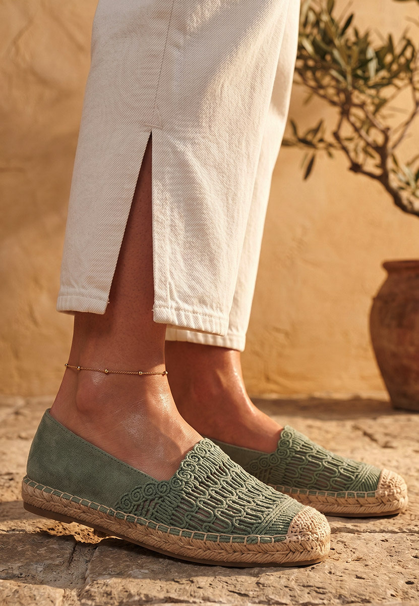Espadrillas donna Henley verdi