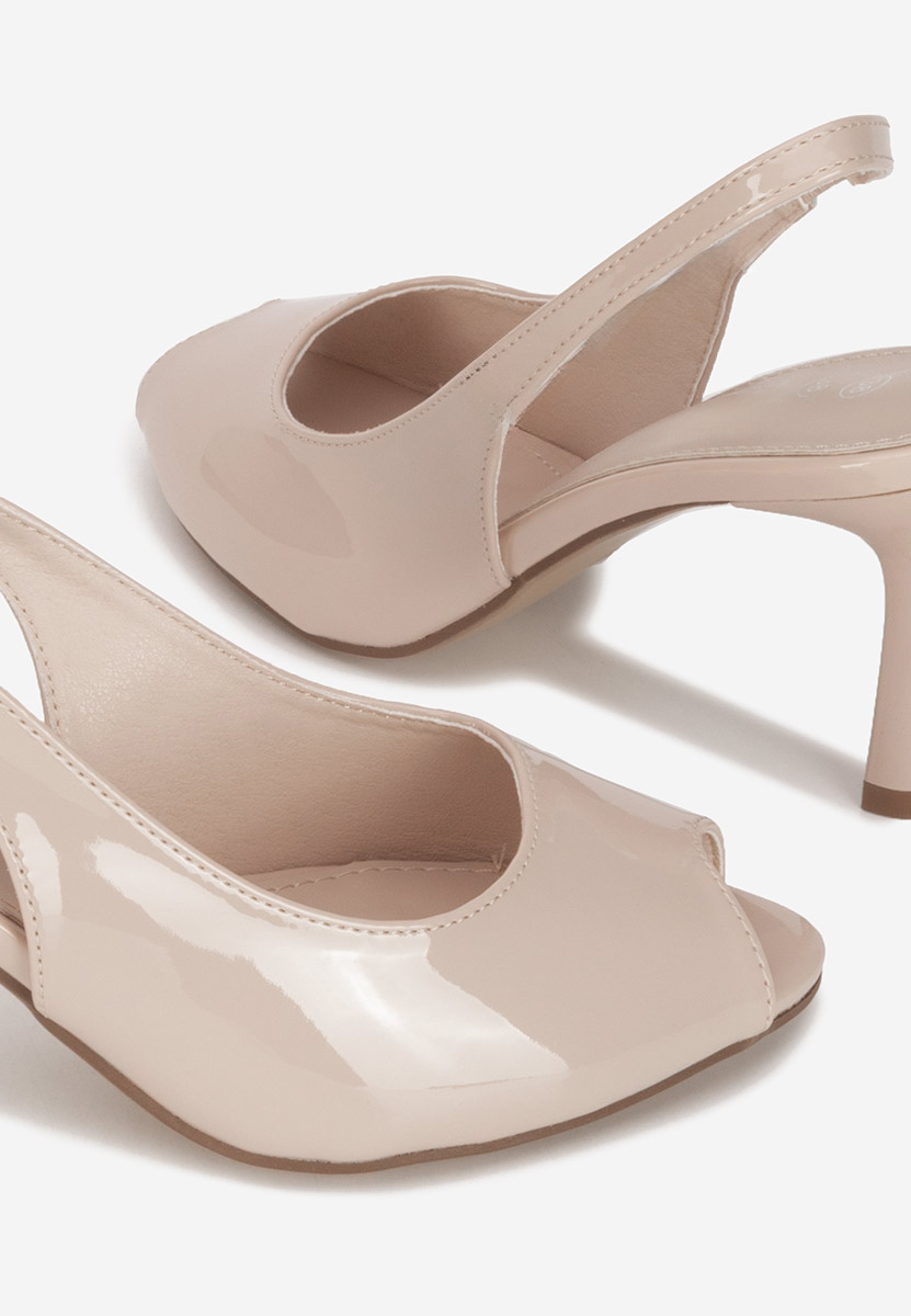 Sandali con tacco a spillo Sarinna beige