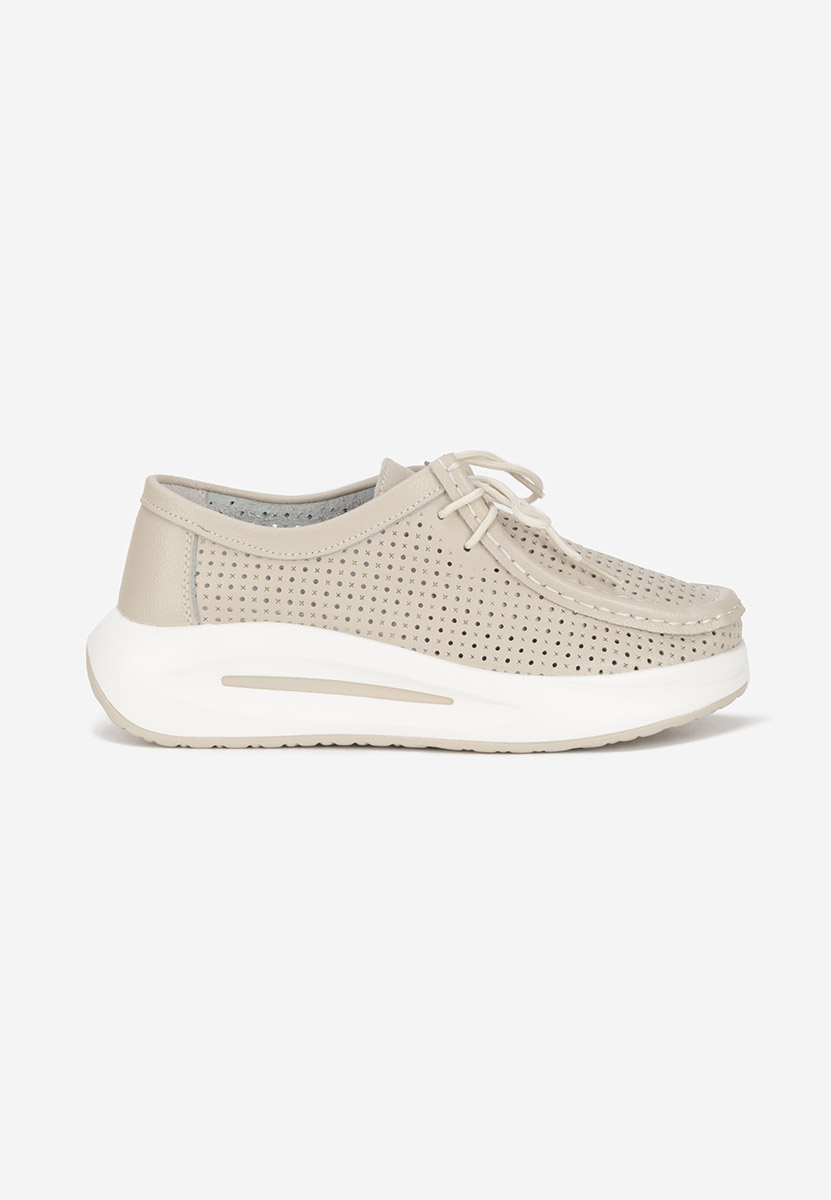 Mocassini donna pelle Eveliana beige
