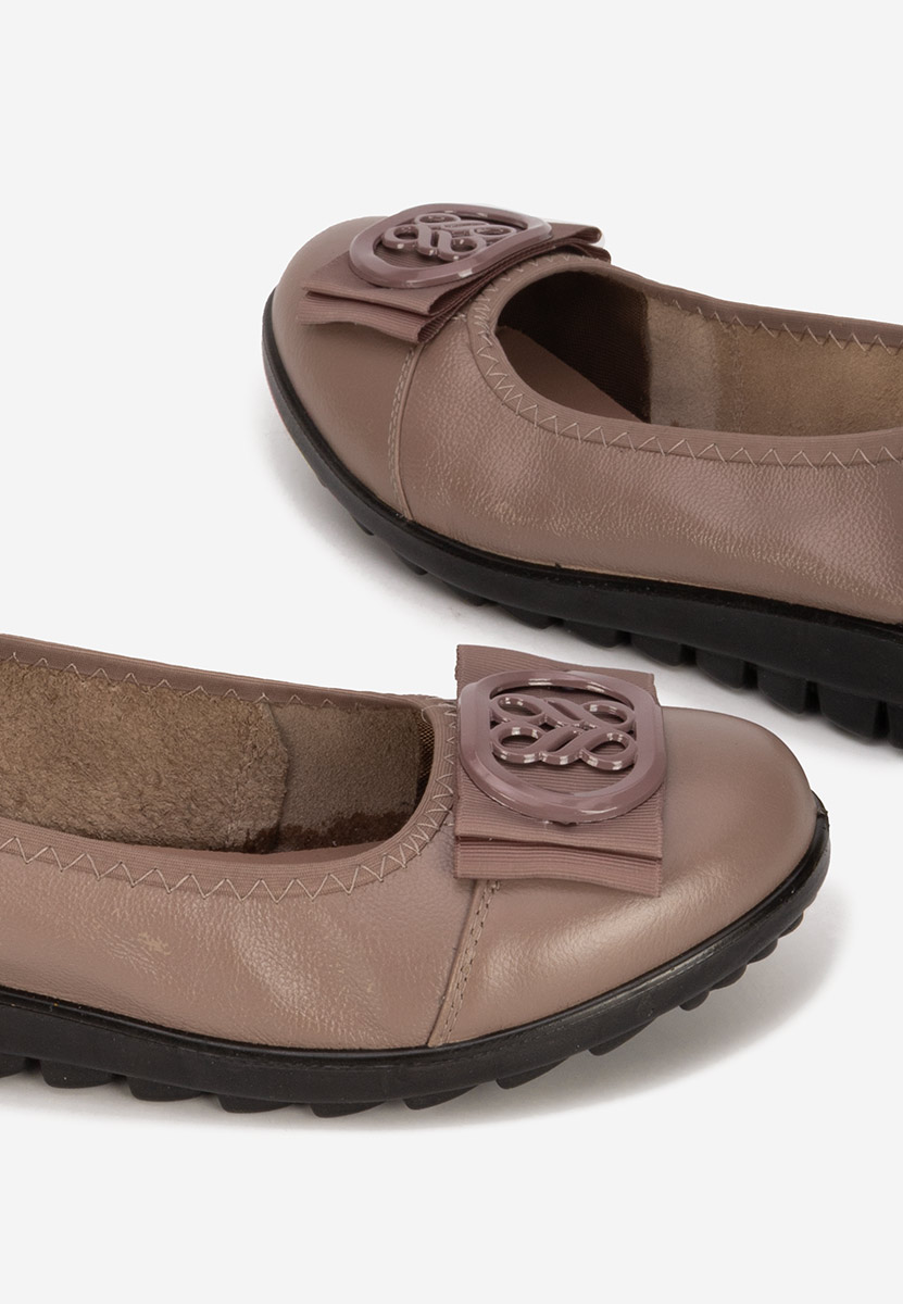 Ballerine pelle Demarisa V2 marrone