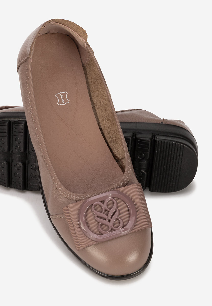 Ballerine pelle Demarisa V2 marrone