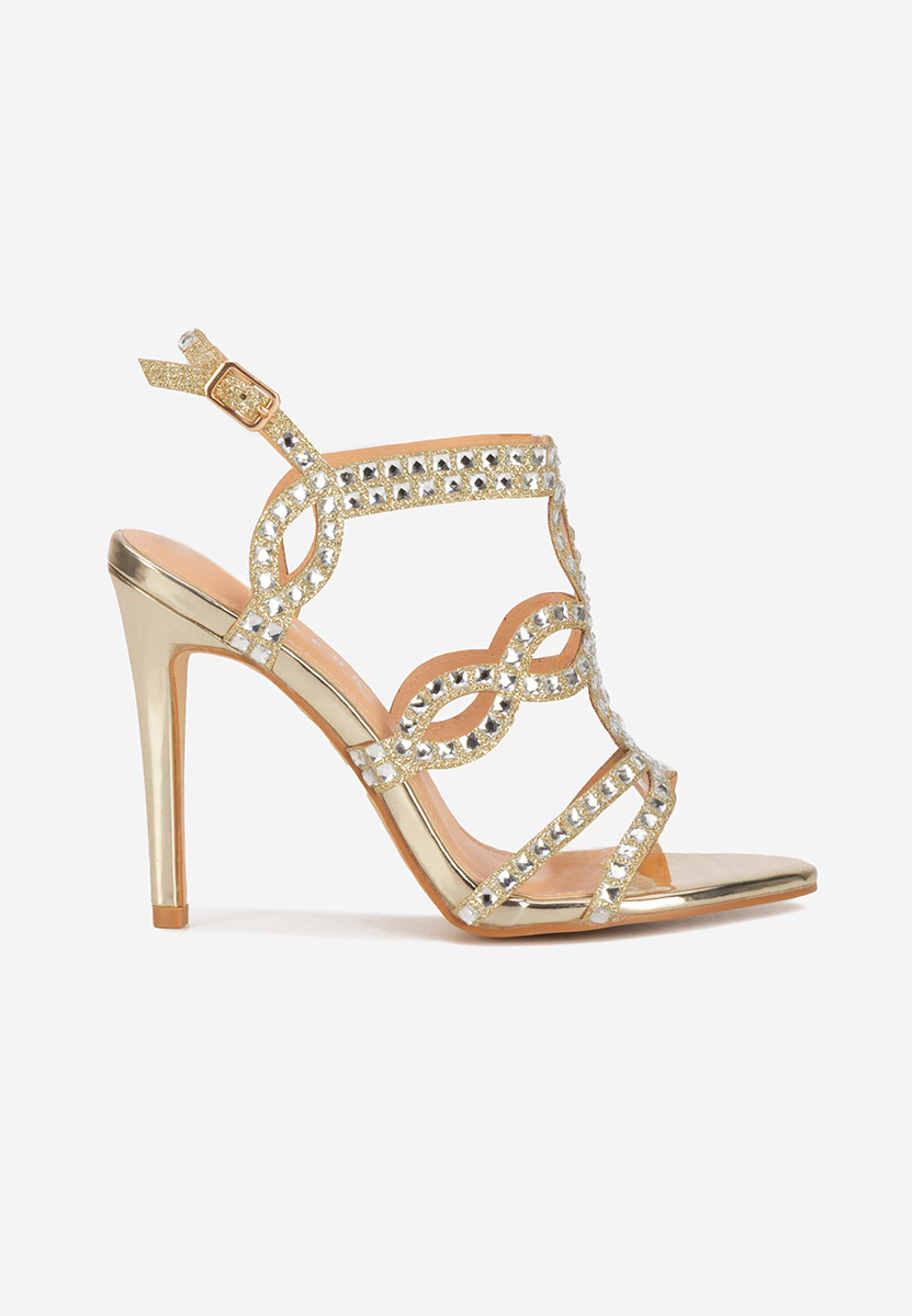 Sandali gioiello Aidana oro