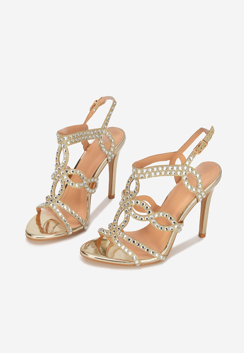 Sandali gioiello Aidana oro