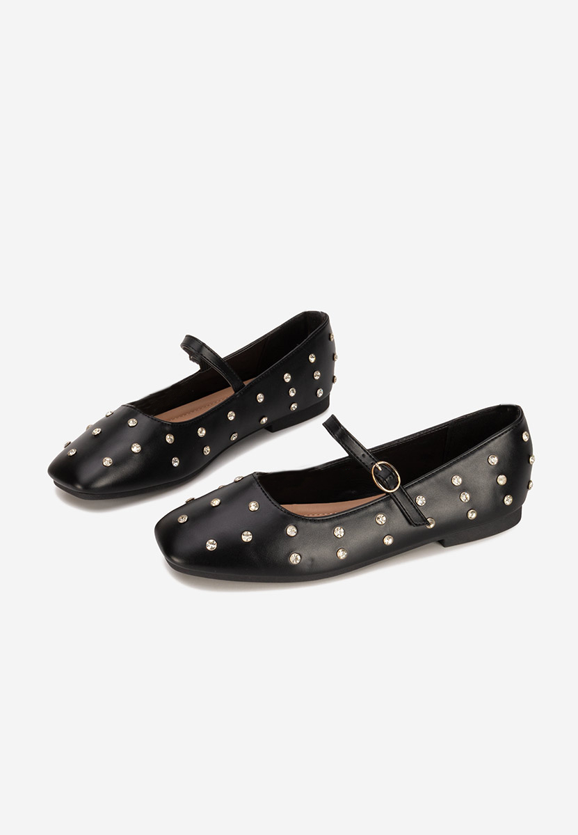 Ballerine con cinturino Anirra nero