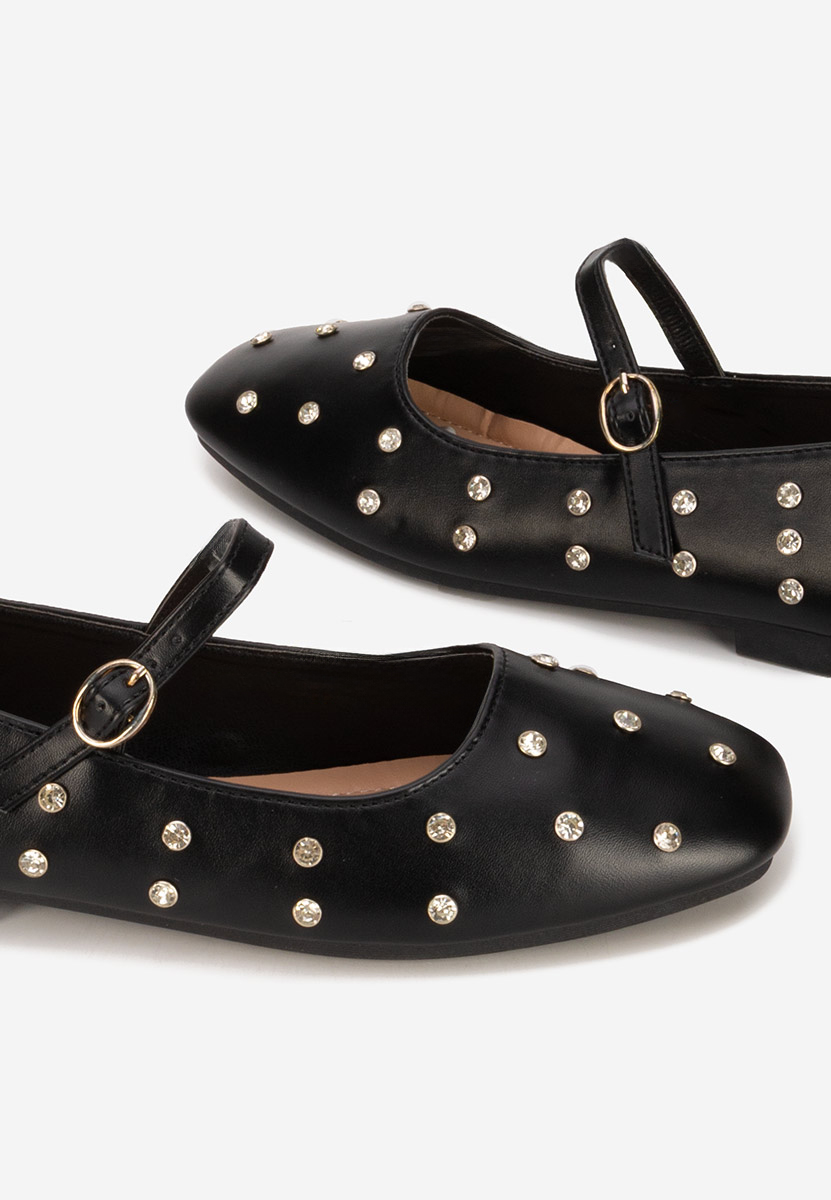 Ballerine con cinturino Anirra nero