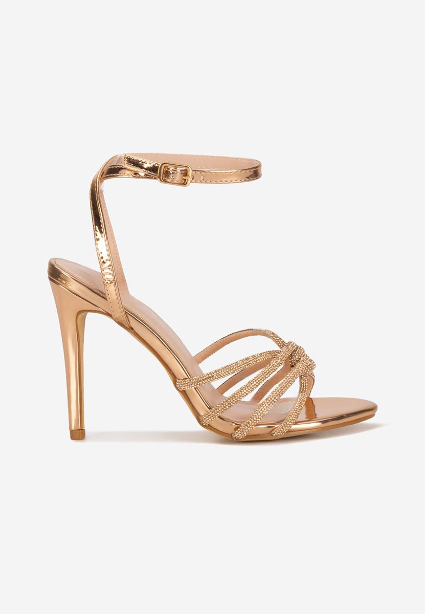 Sandali gioiello Azania champagne