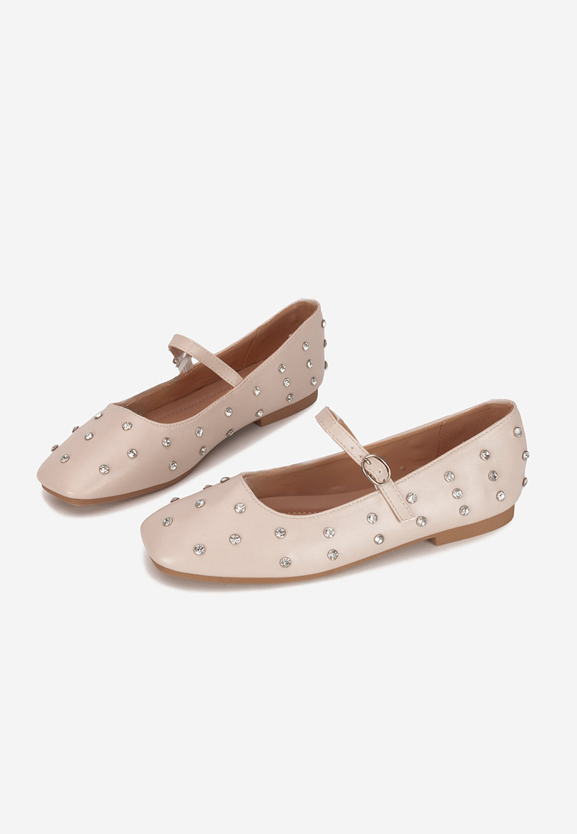 Ballerine con cinturino Anirra beige