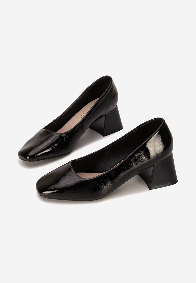 Décolleté in vernice Mesena nero