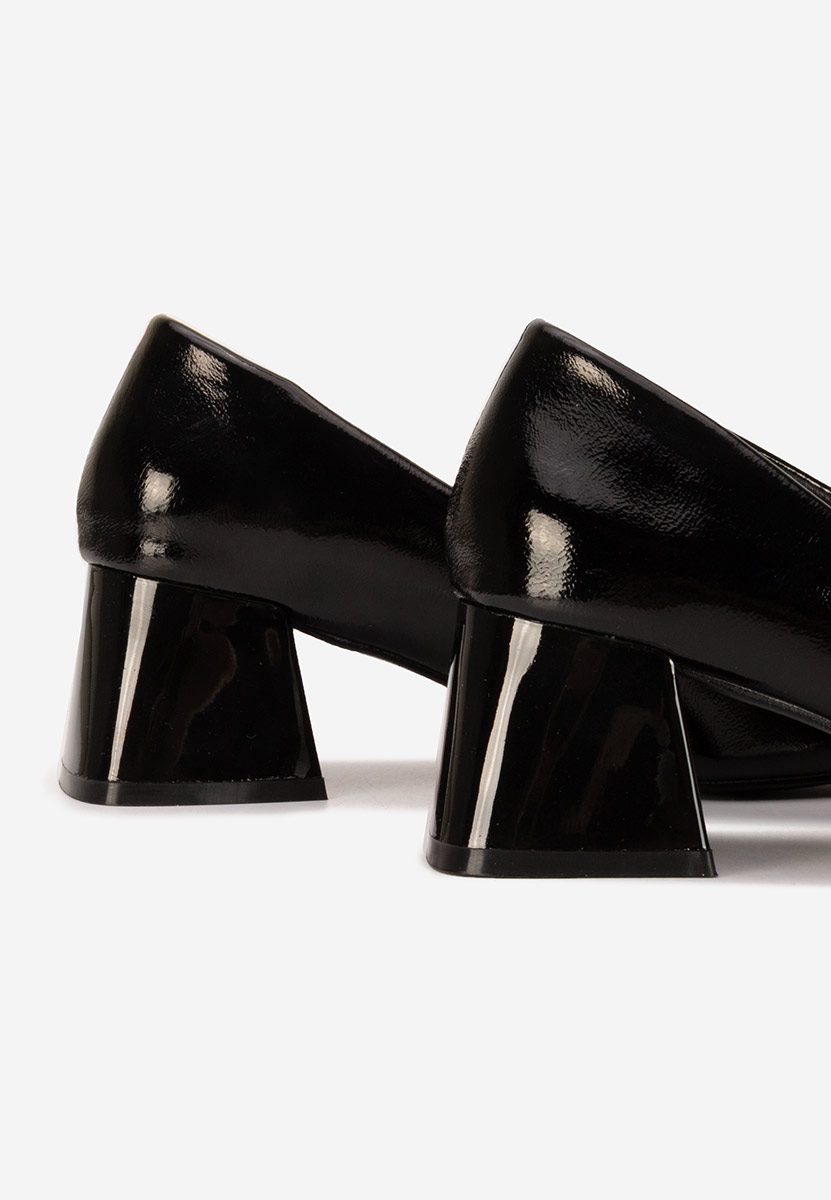 Décolleté in vernice Mesena nero