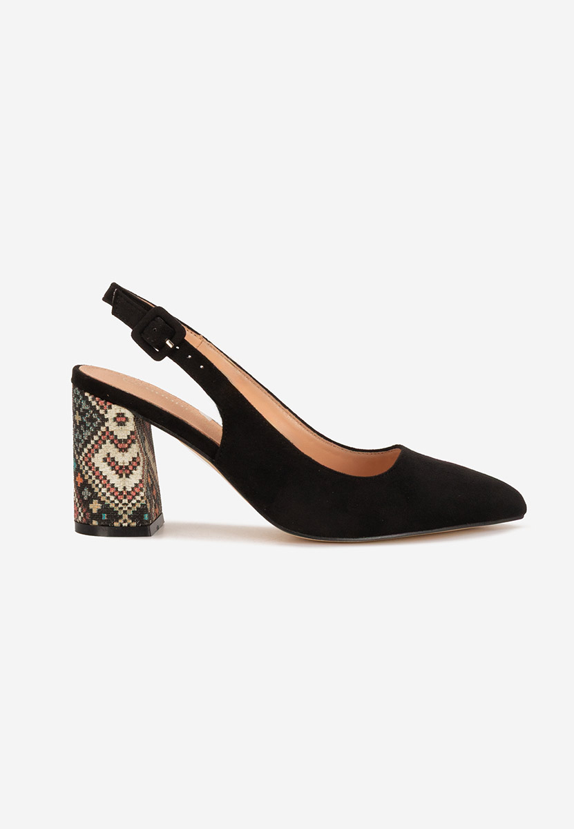 Décolleté Slingback Alesiella nero