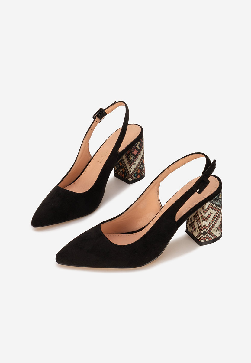 Décolleté Slingback Alesiella nero
