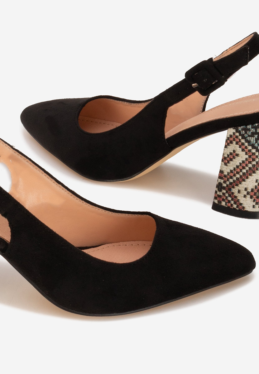 Décolleté Slingback Alesiella nero