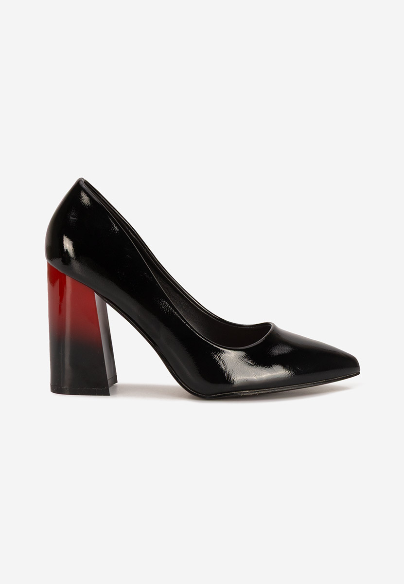 Décolleté tacco largo Emmelia V2 nero