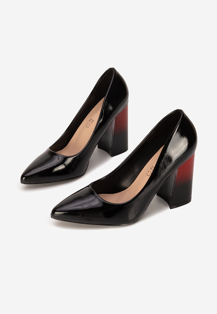 Décolleté tacco largo Emmelia V2 nero