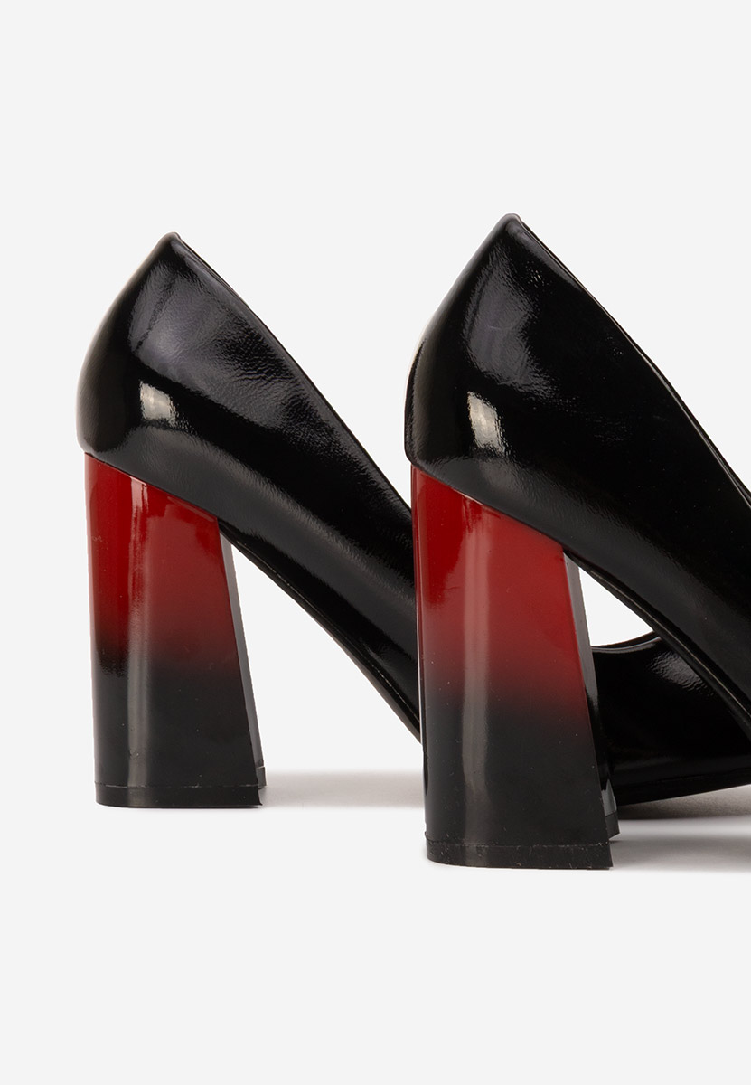 Décolleté tacco largo Emmelia V2 nero