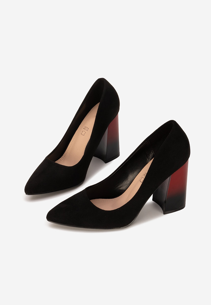 Décolleté tacco largo Emmelia nero