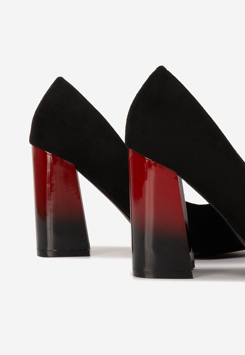 Décolleté tacco largo Emmelia nero