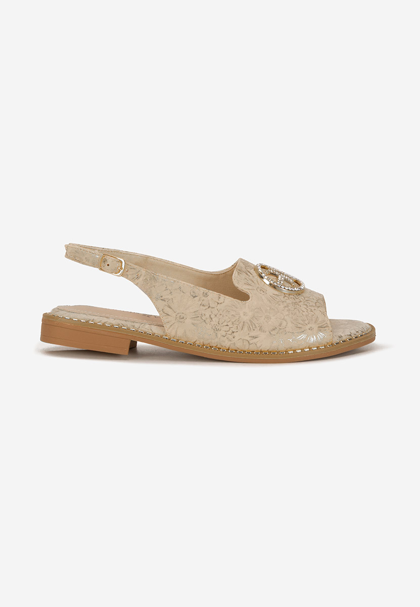 Sandali bassi eleganti Nariam oro
